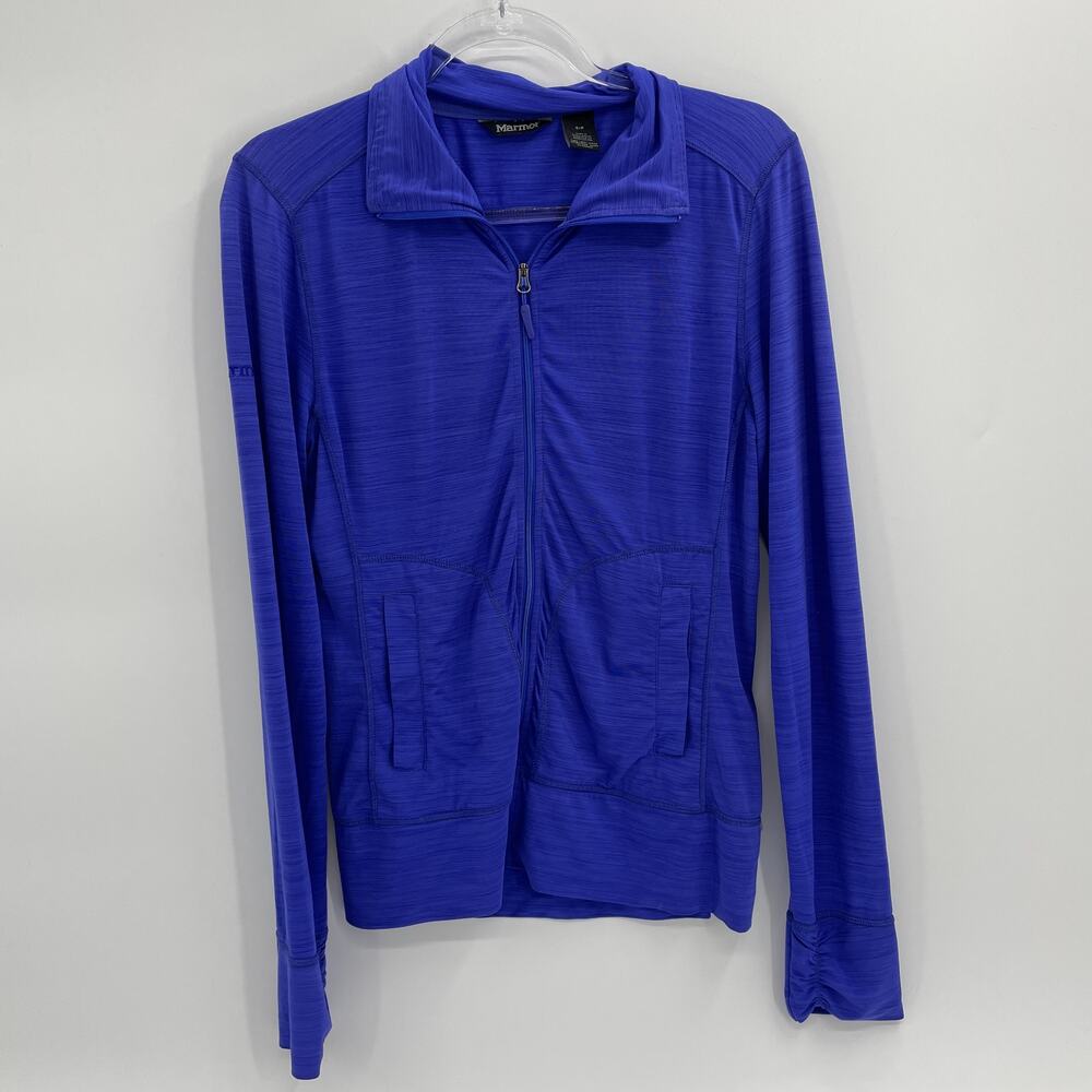 MARMOT Womens Athletic Jacket Lightweight Size S Full Zip Long Sleeve Layering